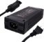 Picture of iSaddle 110V AC to 12V 10A DC Power Converter - 110V-240V AC Wall Plug to 12V DC Car Cigarette Lighter Socket Transformer/w Built-in Fan for Car Vacuum Air Compressor Fridge Power Supply Adapter 120W