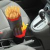 Picture of iSaddle French Fry Cup Holder - Automotive Interior Accessories Chips CupHolder for Cell Phone Fast Food Drink Beverage Key Fob Fits Vehicle Boat Truck RV (2.75 inch Base)