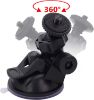 Picture of iSaddle CH01A 1/4" 1/8" Thread Camera Suction Mount Tripod Holder in Dash Cam Mount Holder - Screw Tripod Windshield Holder Fits Sony/Ricoh/HP/GoPro/Oculus (M4 M6 Screw Join Ball Included)