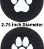 Picture of iSaddle Dog Paw Car Cup Holders Insert Coaster Automotive Interior Accessories - Universal Vehicle Cup Coaster 5mm Thick Silicone Anti Slip Cup Mat for All Cars Boats Golf Cart (2.75" Diameter, 2PCS)
