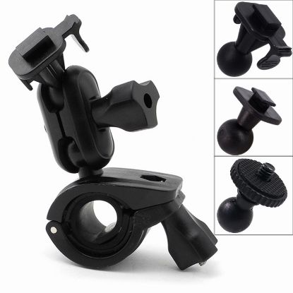 Picture of iSaddle CH214 Car Rearview Mirror Mount Holder Bicycle Handlebar Mount Holder for GPS in Dash Camera Car DVR Recorder DOD PAPOAGO HP Yi Blackbox